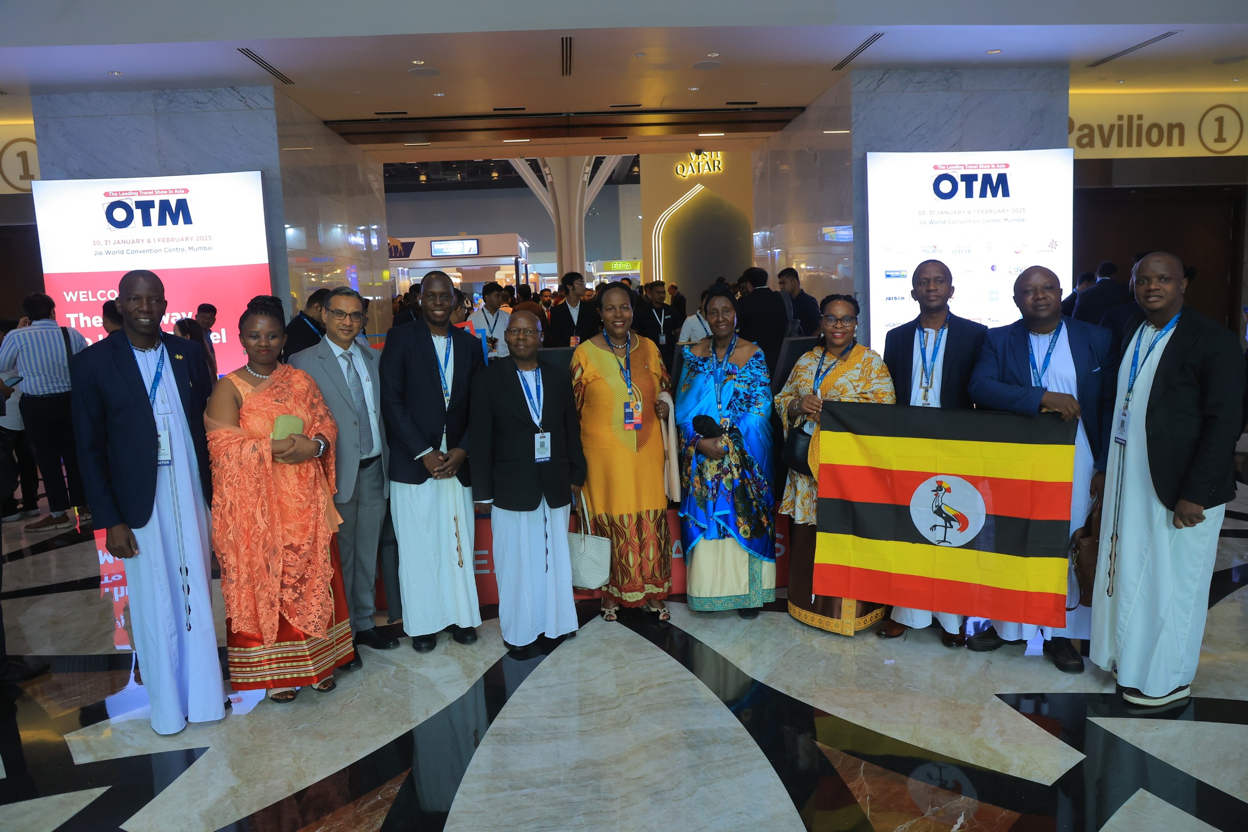 H.E Prof Joyce Kakumatsi Kikafunda, leads Ugandan Delegation at OTM-MUMBAI Leading  travel Show in Indo-Asia.