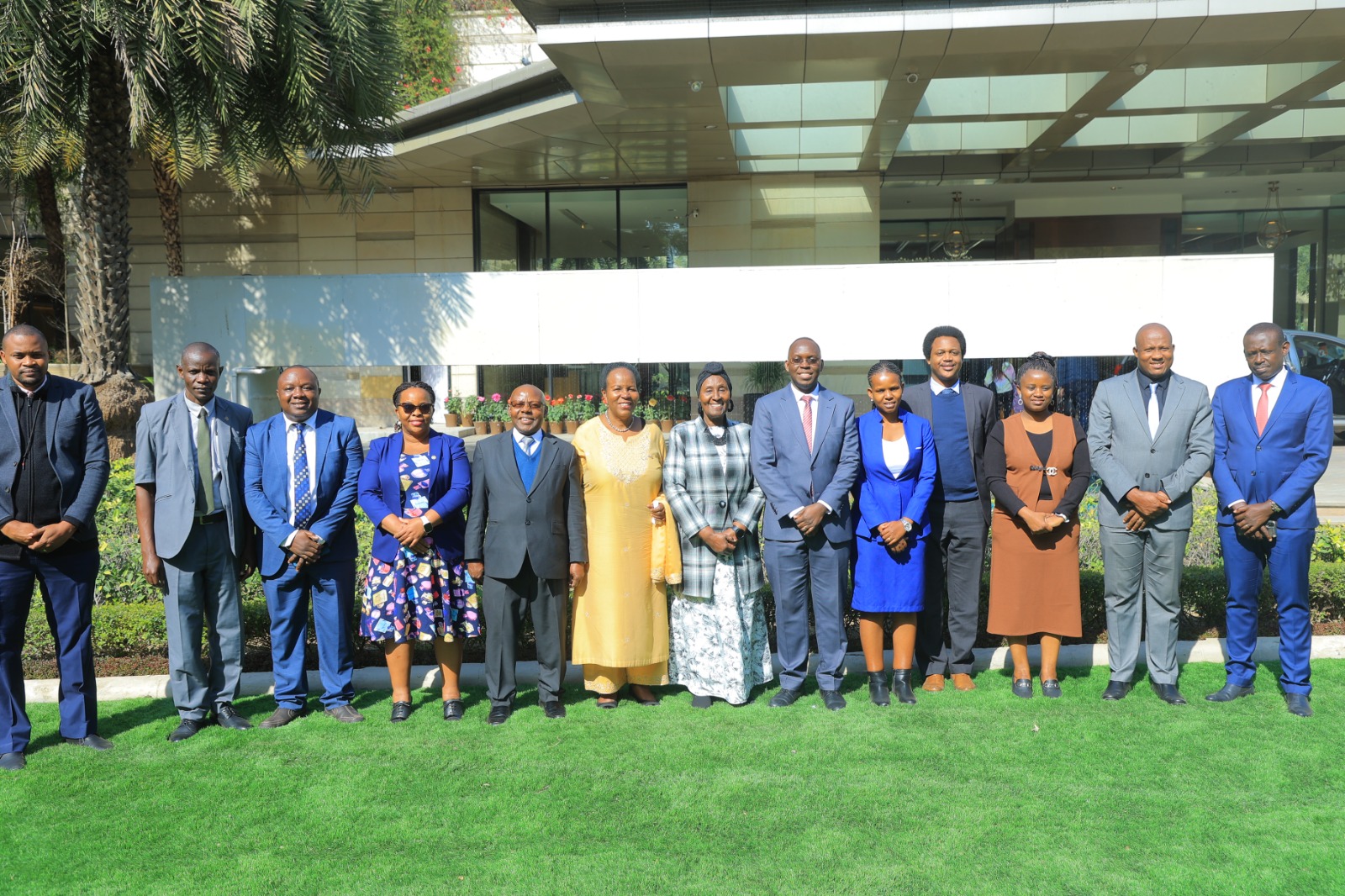 H.E.Prof. Joyce .K.Kikafunda and Mission Staff Held a Mid Term ECD Retreat at Vivanta Surajkund Hotel, Haryana; 5th-11th February,2025.