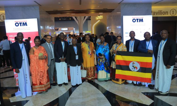 H.E Prof Joyce Kakumatsi Kikafunda, leads Ugandan Delegation at OTM-MUMBAI Leading  travel Show in Indo-Asia.